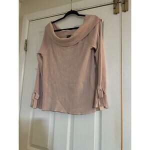 7th Ave. Pink long bell sleeve soft girl sweater size XL